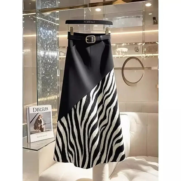 Vintage Y2K A-Line Midi Skirt