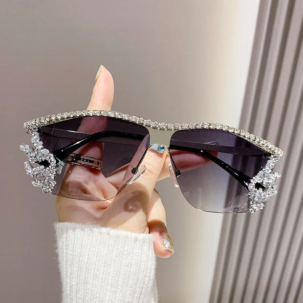 Vintage Y2K Diamond Sunglasses
