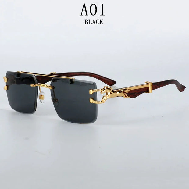 Rimless Designer Sunglasses