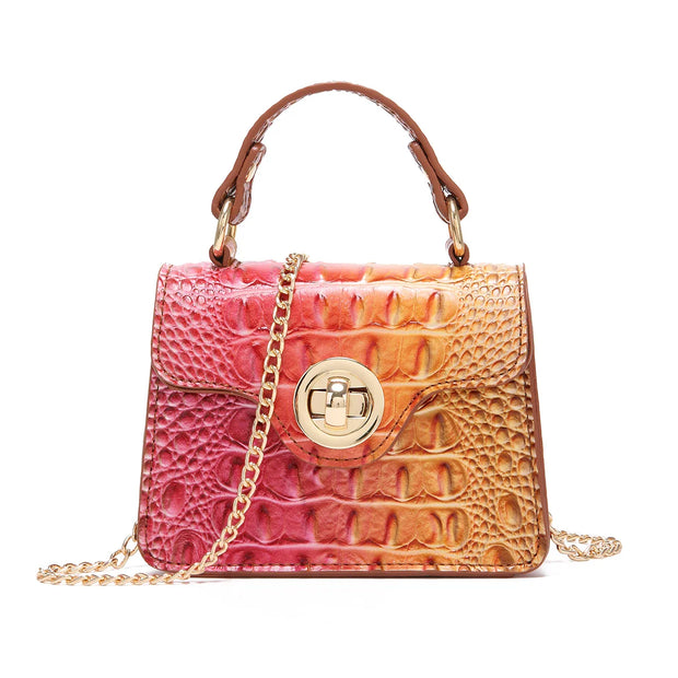 Mini Crocodile Pattern Clutch