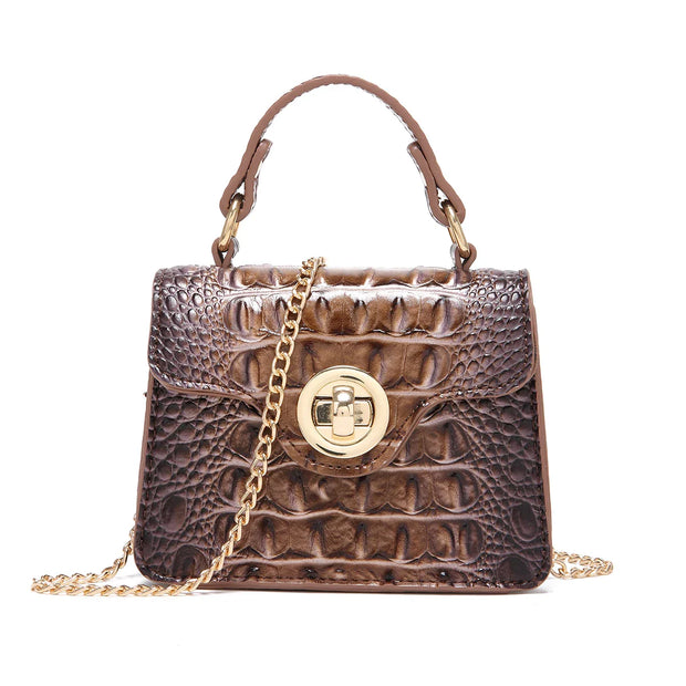 Mini Crocodile Pattern Clutch