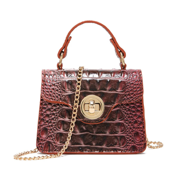 Mini Crocodile Pattern Clutch