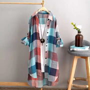 Women’s Plaid Cotton Shirt