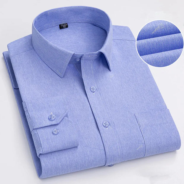 BAMBOOPLE Men’s Long Sleeve Casual Shirt