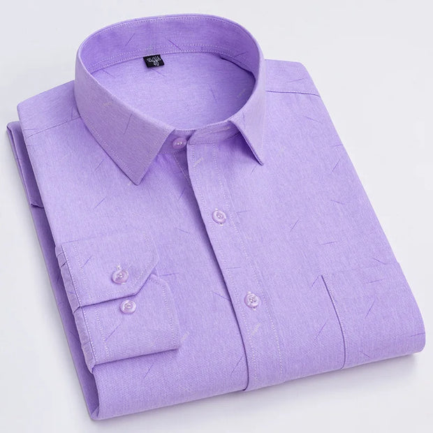 BAMBOOPLE Men’s Long Sleeve Casual Shirt