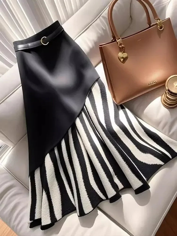 Vintage Y2K A-Line Midi Skirt