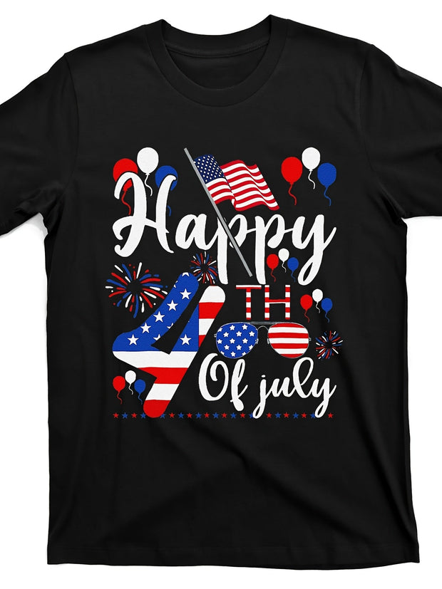 Men's 4th of July Patriotic American Flag T-Shirt
