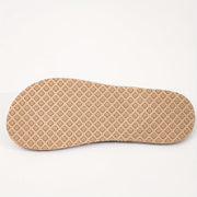 Women's Floral Linen Slide Sandals